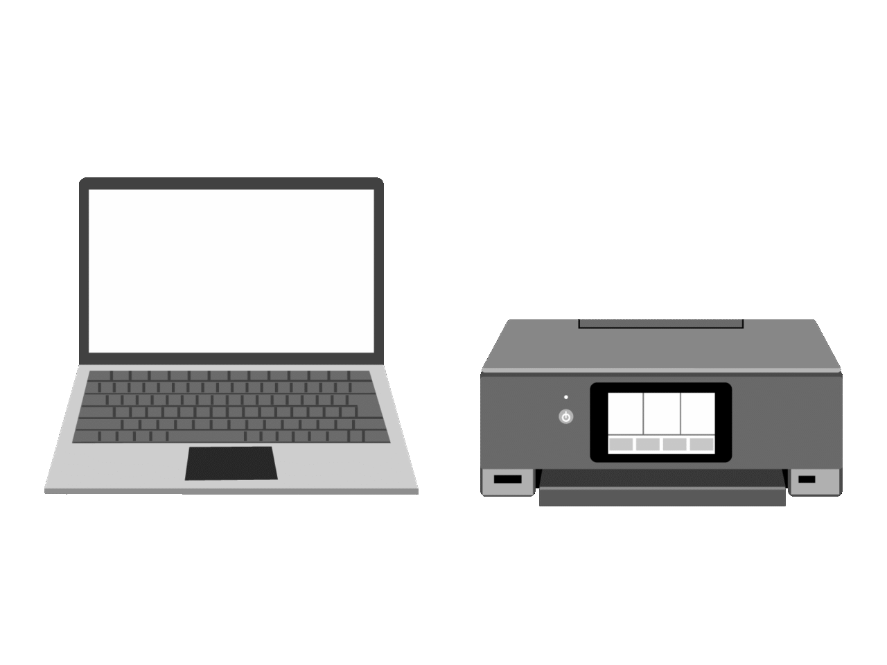 パソコンとプリンターを接続