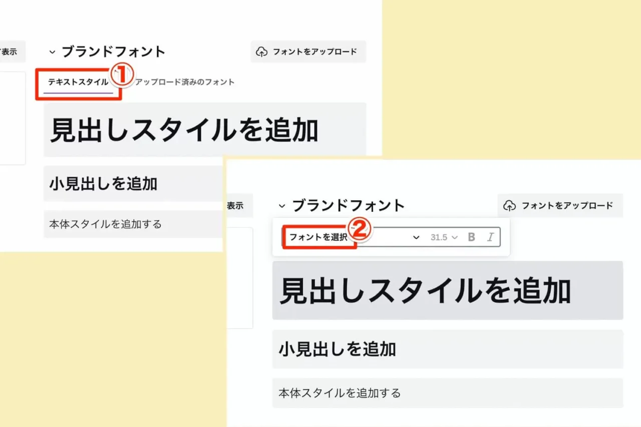 見出しのフォントを変更