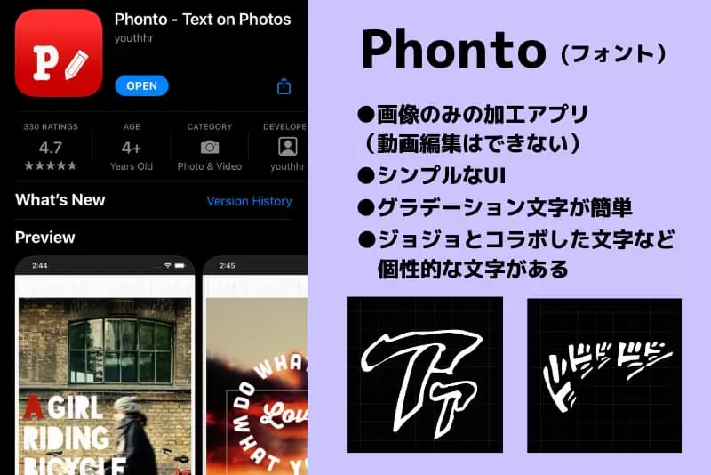 Phontoの特徴